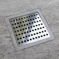 thumbnail image 3 of Tongina Shower Drainer Cover Floor Drain Cover Hair Catcher Square Shower Drain Shower Floor Drain for Bathroom Garage Toilet Kitchen, 3 of 5