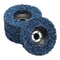 thumbnail image 1 of Uxcell 5 Pcs Roues Dénudées 4"x5/8 Pouces pour Moulin d'Angle Bleu, 1 of 6