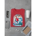 thumbnail image 3 of ICEE Surfing Wave Vibes - Cool Graphic Design Men's T-shirt, 3 of 4