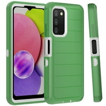 NIFFPD Galaxy A03S Case, Samsung A03S Case, Dual Layer Heavy-Duty Rugged Shockproof Anti-Drop Protective Case for Samsung Galaxy A03S