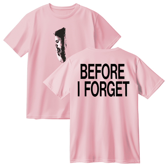 The Kid LAROI Merch Before I Forget Cotton Tee Women Men Short Sleeve Round Neck Casual Streetwear T-shirt