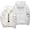 White_#10, variant on Sewkxo Mens Windbreaker Jackets Packable Waterproof Zipper Long Sleeve Hooded Travel Lightweight Coats,Black M