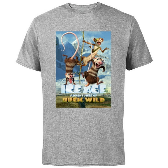 The Ice Age Adventures of Buck Wild - Short Sleeve Cotton T-Shirt for Adults - Customized-Athletic Heather