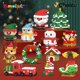 thumbnail image 2 of Regalos de Navidad Micro bloque de construcción Santa Claus Reno Nochebuena rompecabezas montaje ladrillos mesa niños Navidad Año Nuevo, 2 of 5