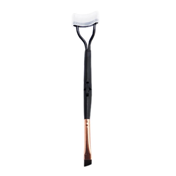 Cepillo de cejas portátil plegable, cepillo de pestañas de doble cabezal, accesorios auxiliares, herramienta de injerto de pestañas, peine de pestañas Estilo G Yinane cepillo de pestañas