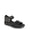 Black / Black, variant on Women's Time Off Sky Sandal White Smooth 10M