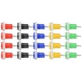 thumbnail image 1 of Adaptador de poste de encuadernación, 4 juegos de conector banana, terminal de conexión a tierra, conector banana, rendimiento inigualable, 1 of 8