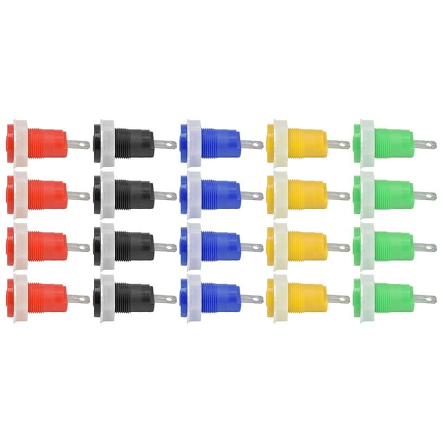 Adaptador de poste de encuadernación, 4 juegos de conector banana, terminal de conexión a tierra, conector banana, rendimiento inigualable