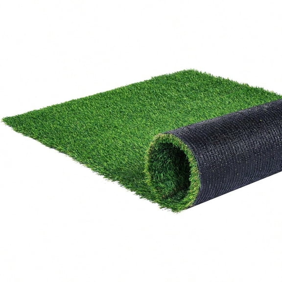 VEVOR Artifical Grass Turf 5 x 10 ft Thick Grass Rug Indoor Outdoor 1.38 Realistic Synthetic Grass Mat with Drainage Holes Perfect for Patio Garden Lawn Home Backyard Dog Mats