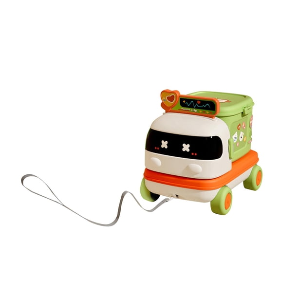 Juego de simulación para niños, adorable juguete Montessori de aprendizaje temprano, coche pequeño Verde