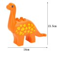thumbnail image 3 of Bloques de construcción de animales de gran tamaño, accesorios de granja, perro, tigre, oso, conejos, león, cerdo, dinosaurio, modelo de zoológico, juguete grande compatible con Duploes, 3 of 5