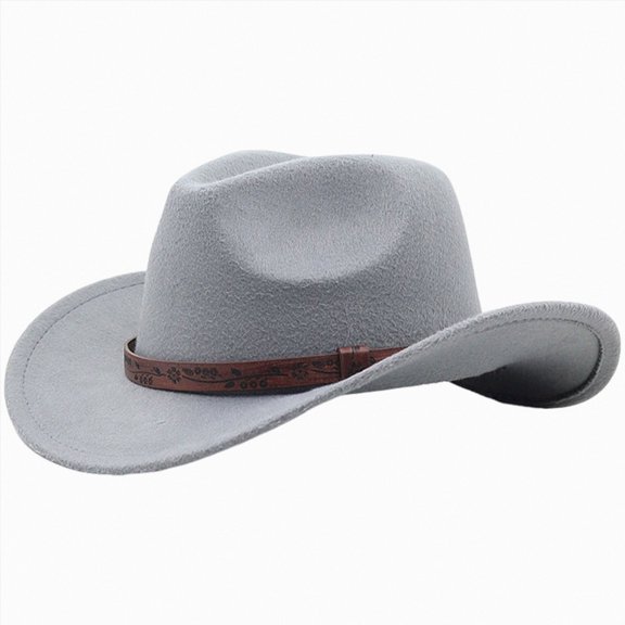 WXFAZCVU Cowboy Hat Cowgirl Hat Western Cowboy Hats with Upturned Brim Headwear Size 3-8 Years