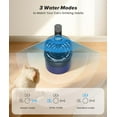 thumbnail image 3 of Cordless Cat Water Fountain, 5000mAh Battery Operated Pet Water Fountain, 101oz/3L Wireless Cat Drinking Fountain with Motion Sensor for Cats Indoor Outdoor Ultra Quiet BPA-Free, 3 of 9