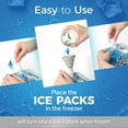 thumbnail image 6 of Everlasting Ice RX Reusable Ice Packs for Lunch Boxes, Non-Toxic Ice Packs with Long-Lasting Cold, 7.5” x 7.5“, 4-Pack, 6 of 6