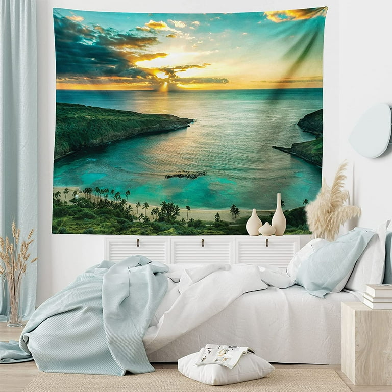 Hawaiian tapestry wall hanging sale