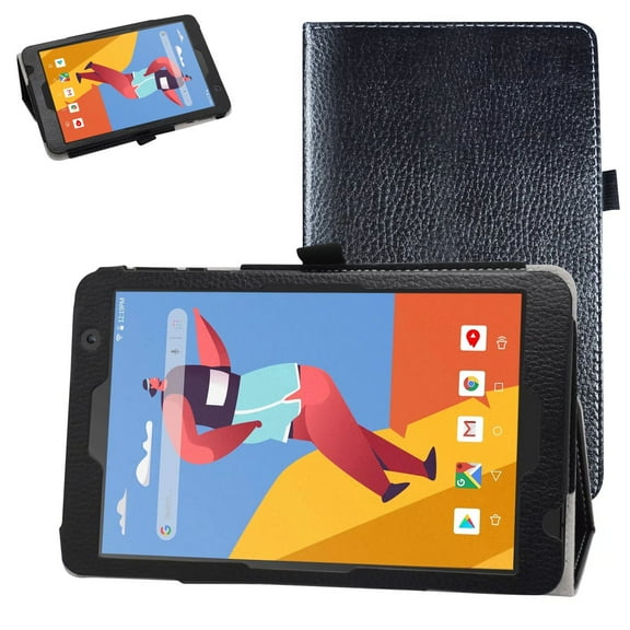 Labanema 8" VANKYO MatrixPad S8 Tablet Case, PU Leather Folio Stand Protective Case, Cover for 8" VANKYO MatrixPad S8 Tablet (Black)