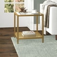 thumbnail image 6 of Evelyn&Zoe Contemporary Metal Side Table with Glass Top, 6 of 9