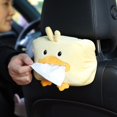 thumbnail image 5 of Caja de pañuelos para coche con diseño de pato amarillo creativo, caja de pañuelos bonita, caja de pañuelos para coche de felpa de dibujos animados, 16*11*6cm, 5 of 5