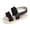 Black ZAQW4 newborn shoes, variant on KEXE Baby Summer Shoes Baby Girl Shoes 3-6 Months Infant Baby Girl Boy Sandals Comfort Summer Outdoor Casual Beach Shoes