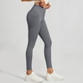 thumbnail image 6 of Liuinsasek Women's Tight Fit Hip-lifting Yoga Pants Stretchy High Waist Mesh Side Pockets Sports Fitness Pants Comfy Everyday Wear, 6 of 8