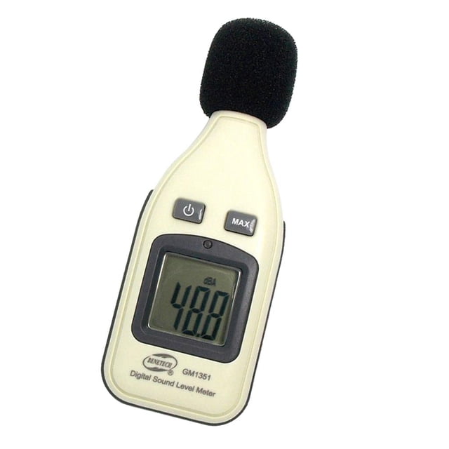 Probador de sonido Medidores de ruido Probador de decibelios 30 ~ 130dB Grabador de sonido 6 * 2 * 1.4 pulgadas Soledad Medidor de sonido digital LCD