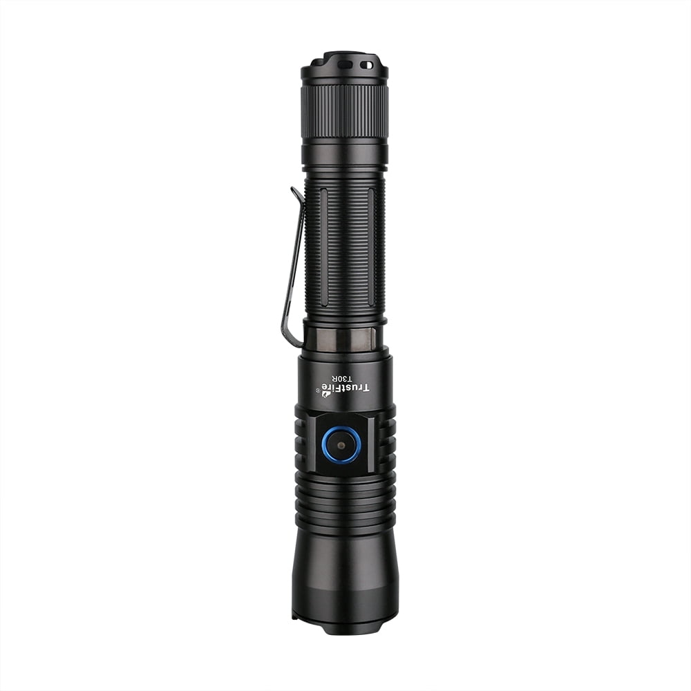 TrustFire T30R Lep Flashlight 460 Lumens Light,USB Rechargeable Tactical Flashlight LED Torch,1100m Long Focus IP68 Waterproof for Hunting Outdoor Sports
