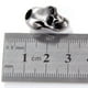 thumbnail image 4 of Collar Hugo Metal plateado colgante Cráneo cadena, 4 of 7