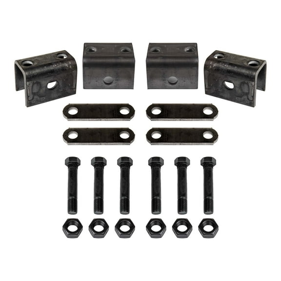 Trailer Double Eye Single Axle Hanger Kit for 2000 - 7000 lb axles, Single (1 pc)