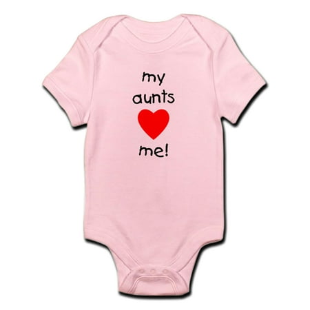 

CafePress - My Aunts Love Me Infant Bodysuit - Baby Light Bodysuit