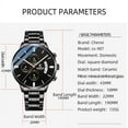 thumbnail image 5 of Chenxi Brand Quartz Movement High Quality Men Watches Business Stainless Steel Band 30m Waterproof Date Wristwatches Relogio - Quartz Wristwatches, 5 of 6