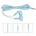 thumbnail image 1 of Earphone, Ergonomic Ear Design Wired Earphone PC Material Durable  For Trips For Business For Office Green,White,Blue,Yellow,Gray, 1 of 8