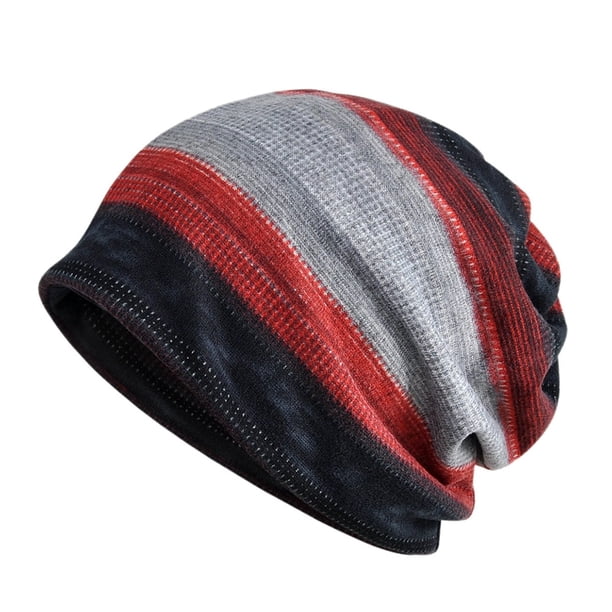 Gorro holgado para hombre, bufanda de algodón, estilo informal, parasol, transpirable, elástico, para otoño e invierno, para ciclismo, calentador de cuello, talla grande