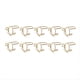 thumbnail image 4 of Juegos de 10 Piezas de Anillos Finos para Uñas para Mujer, Cubierta Protectora Diaria para la del Dedo, Anillo de Moda, Joyería, Regalo para Novia,, 4 of 10