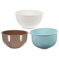 thumbnail image 1 of unbranded 3Ud Boles Redondos Para Ensalada Color Variado Bowl Plástico Para Cocina Y, 1 of 8