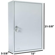 DuraBox 200 Position Key Cabinet with Key Lock, Light Grey (K200)