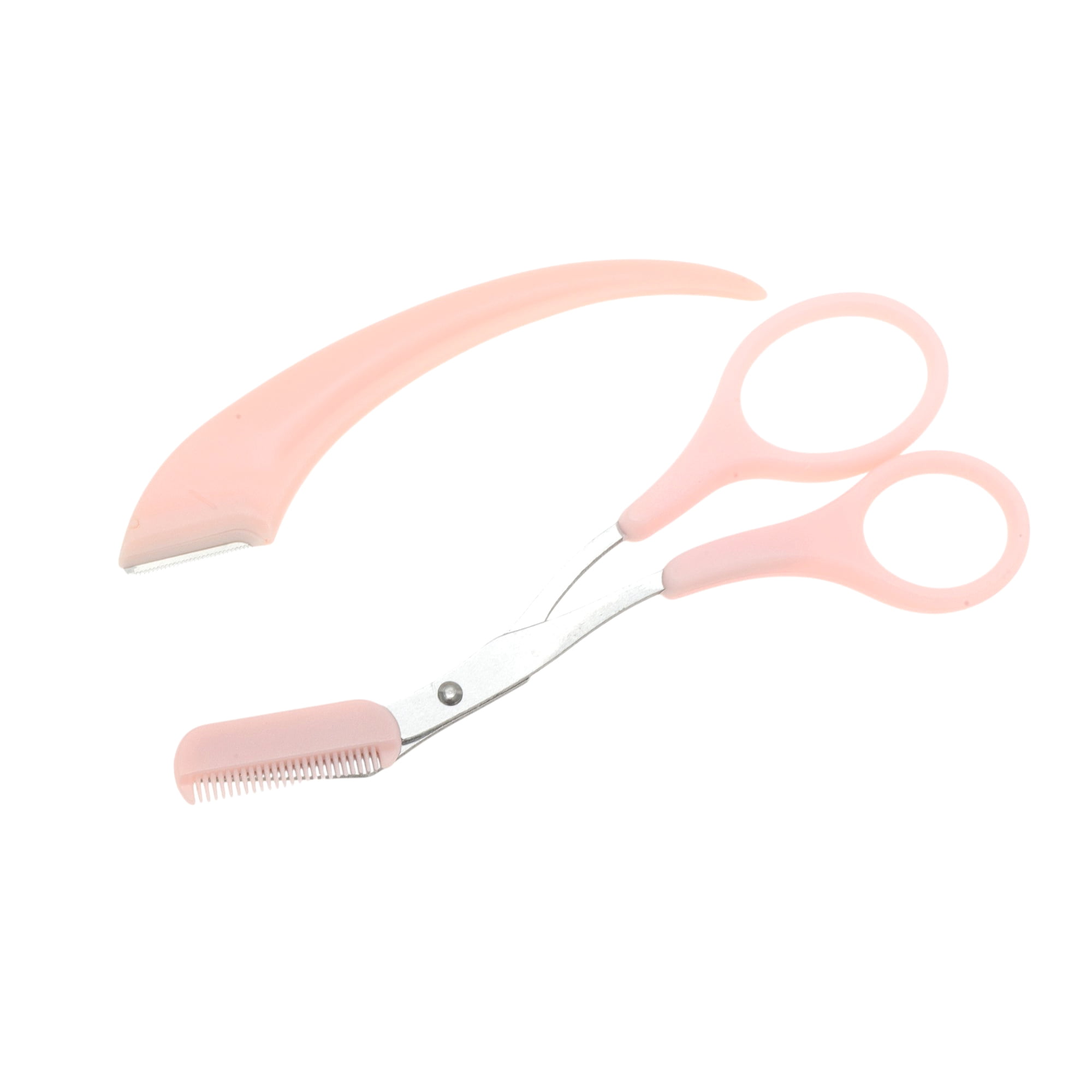 Unique Bargains Convenient Multifunctional Eyebrow Scissor Kit for Easy Hair Removal
