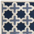 thumbnail image 4 of SAFAVIEH Cambridge Lincoln Geometric Wool Area Rug, Blue/Ivory, 10' x 10' Square, 4 of 6