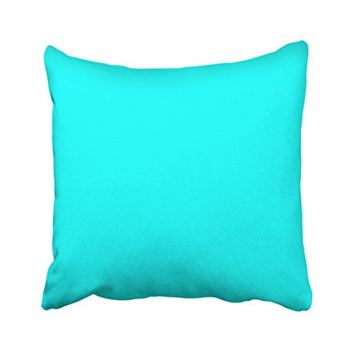Winhome Decorative Decors Neon Aqua, Light Blue Accent Pillow Cover