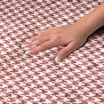 thumbnail image 3 of Addison Rugs Dream Shag Premium Machine Washable Transitional Houndstooth Red Rectangle Rug, 8' x 10', 3 of 8