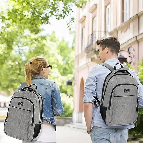 MATEIN Travel Laptop Backpack, Business Anti Theft Slim Durable Laptops  Backpack with USB Charging Port, Water Resistant College School Computer  Bag