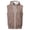 Coffee, variant on Delconic Mens Sleeveless Zip Up Hoodie Vest Casual Athletic Retro Streetwear Lightweight Fleece Hooded Tank Outerwear Black L