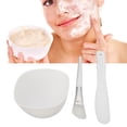 thumbnail image 4 of Bowl Brush Set, Portable Skin Friendly Silicone 3pcs DIY  Mixing Tool Sets Lightweight  For Vacation, 4 of 8