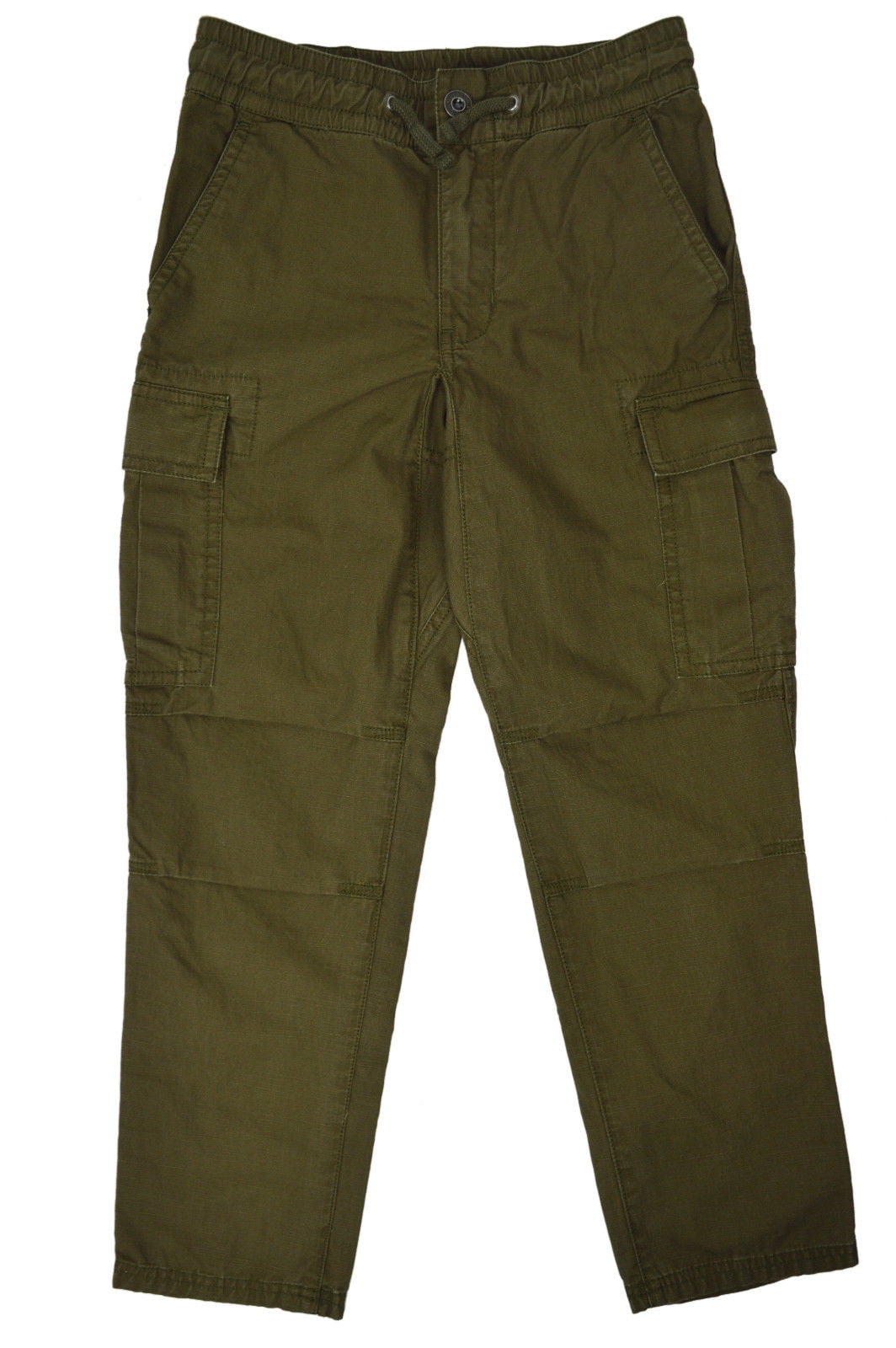 New Polo Ralph Lauren Boys Dark Green Cotton Drawstring Cargo Pants ...