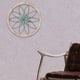 thumbnail image 4 of Decoración de pared de metal con flores, adorno decorativo moderno de pared, escultura de pared para el hogar Verde, 4 of 8