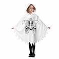 thumbnail image 3 of Zylarhe Kids Halloween Jumpsuits Dance Themed Stage Performance Party Outfit Playful Home Wear for Toddlers White 6-7 Years, 3 of 8