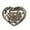 🔥 Gray_Hot#478, variant on Heart Shaped Resin Bowl | Transparent Decorative Trinket Dish with Stone Chips Pattern, Durable Small Jewelry Holder for Keys, Gifts & Home Decor, 2.99 x 2.75 in, 1 Pc