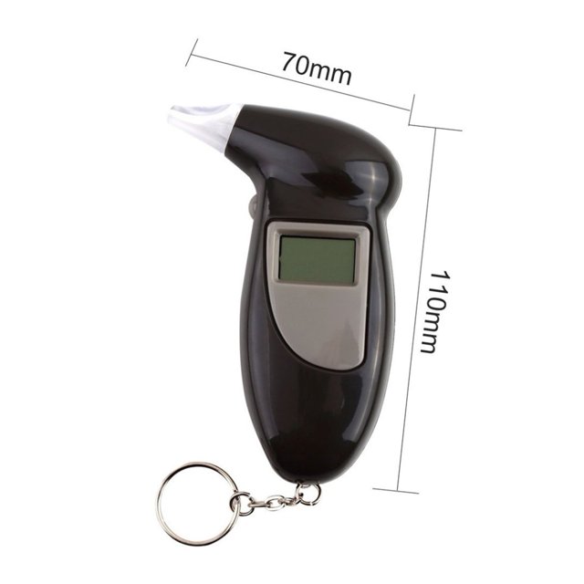 Testeur d'Alcool Numérique Professionnel Analyseur d'Alcool Respirateur Détecteur d'Alcool Numérique Affichage LCD, Diversifié et Réfléchi