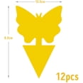 thumbnail image 2 of 12 Pack Fruit Fly Traps, Double-sided Sticky Fungus Gnat Killer Yellow Insect Catcher Sticky Bug Insect Killer for Houseplant Fly Insect Control Indoor and Outdoor, 2 of 7