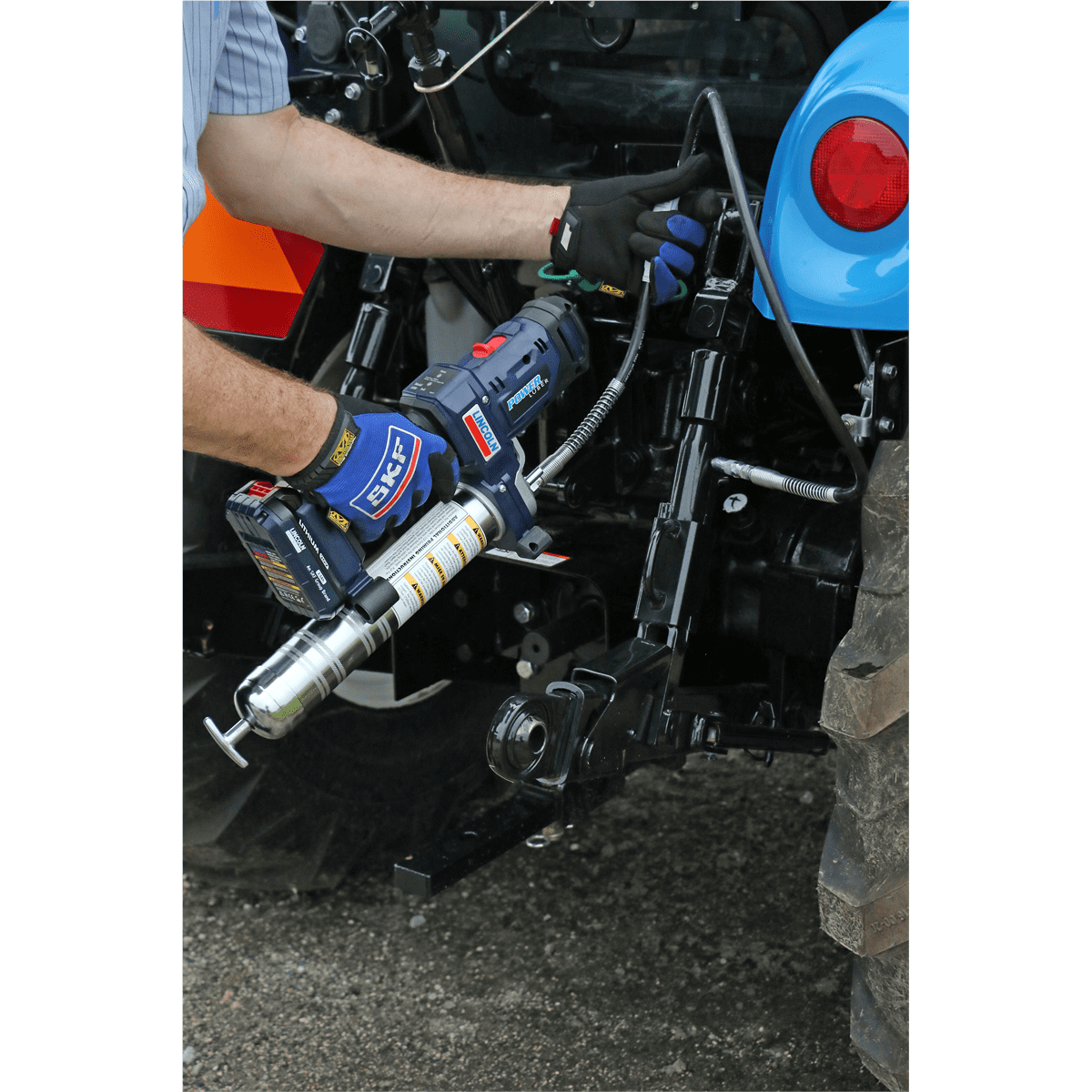 Lincoln 1886 PowerLuber 20V Lithium Ion 2 Speed Cordless Grease Gun - 1 Battery