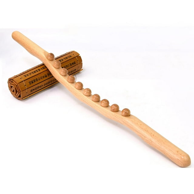 Professional Wood Massage Roller Stick Cellulite Reduction Guasha Scraping Stick